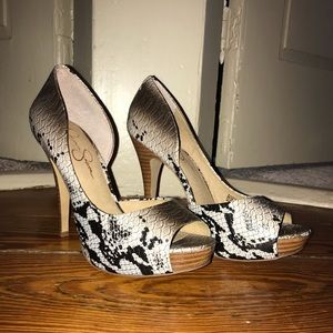 Jessica Simpson Snake Skin Heels